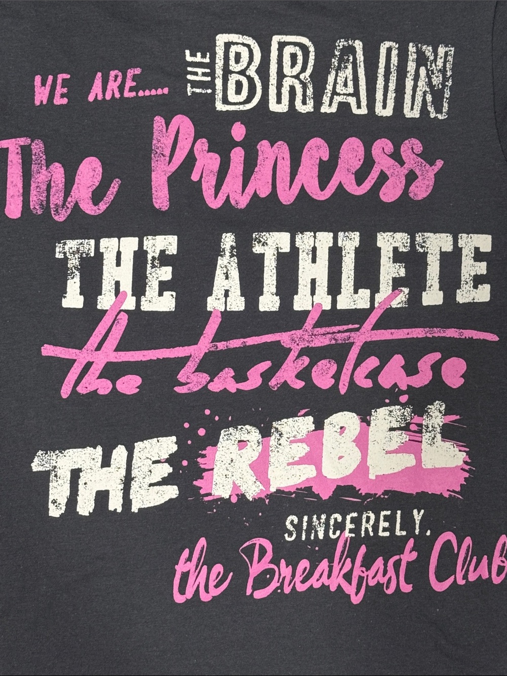 The Breakfast Club Double Sided Graphic T-Shirt - Size Extra Extra Small - NWT - Picture 4 of 4